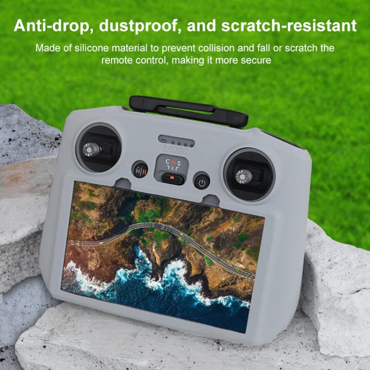 BRDRC Remote Control Shockproof Anti-scratch Silicone Case, For DJI RC 2 BRDRC Remote Control Shockproof Anti-scratch Silicone Case, For DJI RC 2